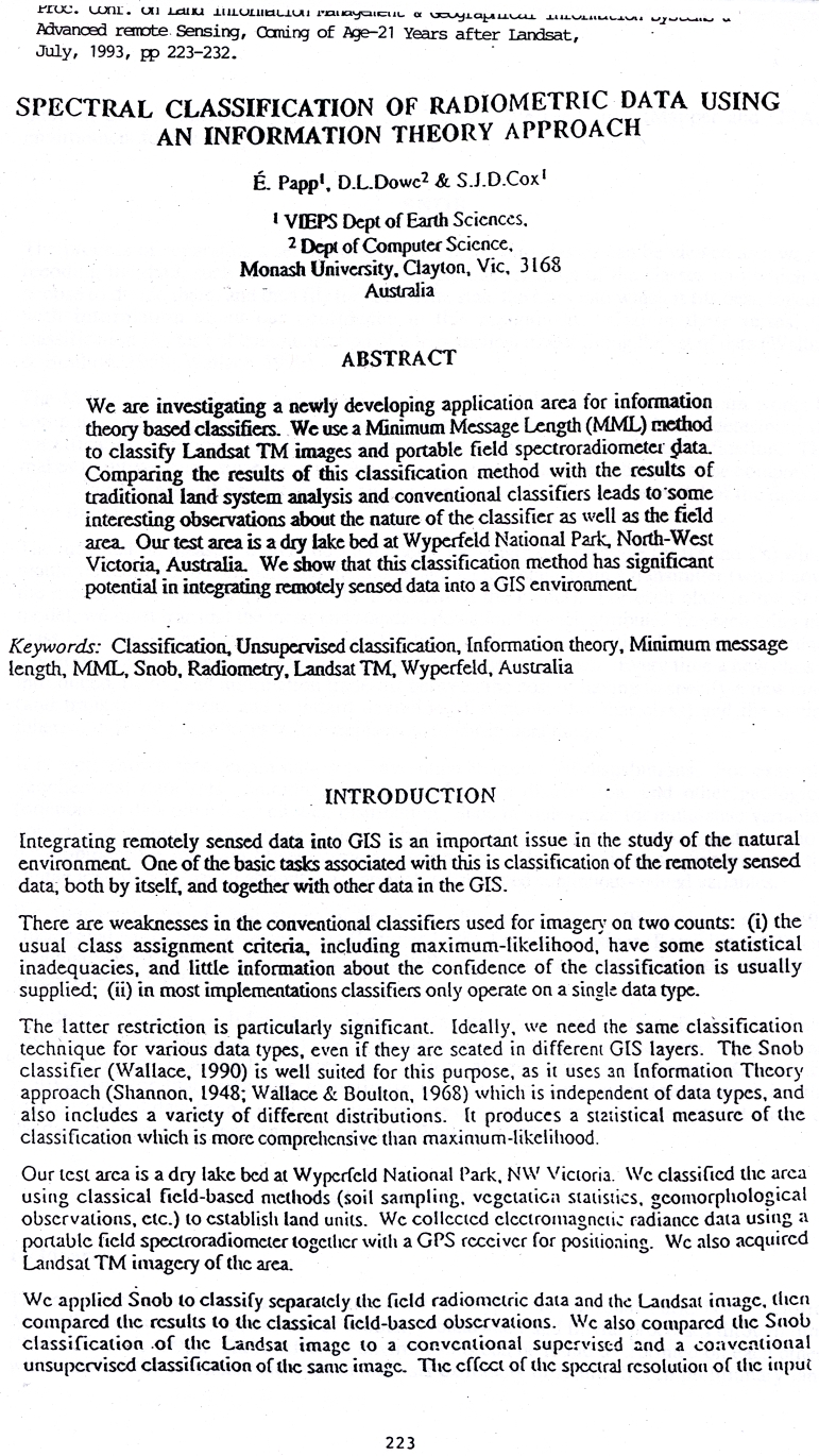 Lifestyle Zip Code Analyst, 1993 (Mar 1993)