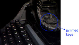 jammed keys
