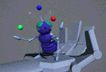 insect juggles SGI-Indy balls