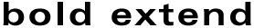 font extended