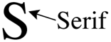 Serif S