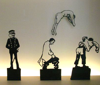 shadow puppets from Chat Noir, Paris
