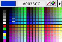 dreamweaver colour picker
