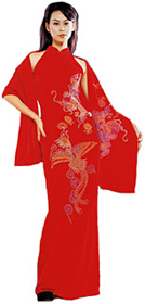 red dress - china