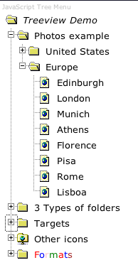 Hierarchical Menus in JavaScript