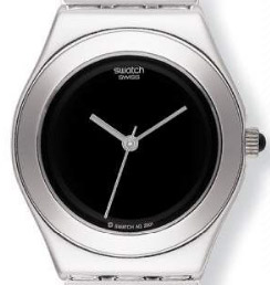 black watch face