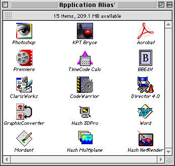 application icons