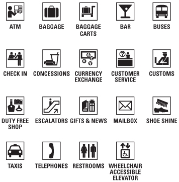 Airport icons