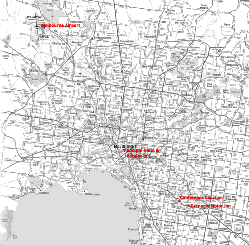 Melbourne Map