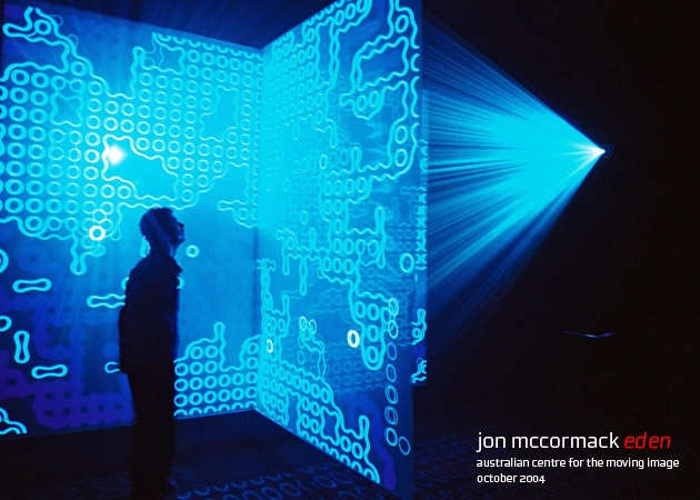Jon McCormack: eden, Australian Centre for the Moving Image, October 2004