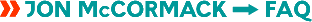 Jon McCormack: FAQ